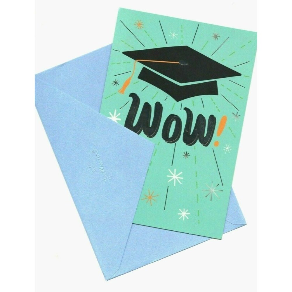 Congratulations Congrats Graduation Grad Wishes Greeting Card Hat Gift